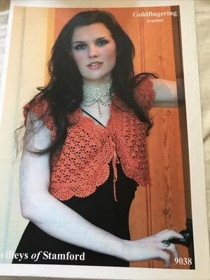£1.10 • Buy Twilleys Of Stamford Goldfingering Crotchet Pattern 9038 