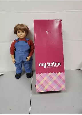  My Twinn Doll 23 Inch Poseable Doll Short Hair Denim Coveralls Red Shirt W/ Box • $112.50