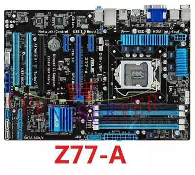 FOR ASUS Z77-A Desktop Motherboard Z77 Socket LGA 1155 Intel DDR3 32GB • $137.10