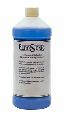 Eurosonic Cleaning Solution - 1 Quart Ultrasonic Solution Jewelry Cleaner • $42.81