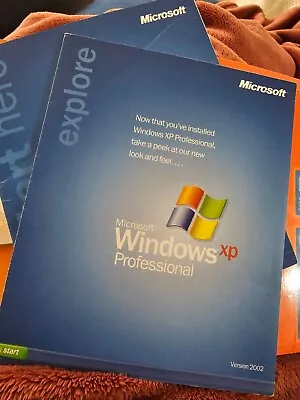 Microsoft Windows XP Professional W/ Product Key CD Version 2002 • $24.99