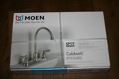 Moen Caldwell High Arc Kitchen Faucet Stainless Finish (No Side Spray) 087976SRS • $89