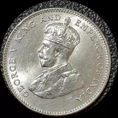 Straits Settlements 1927 10 Cent Old World Silver Coin BU $1562 • $35