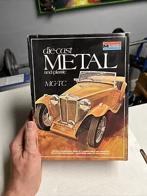 Vintage 1977 Monogram Diecast Metal And Plastic~MG-TC~1:24 Scale Model Kit~#6102 • $32.50