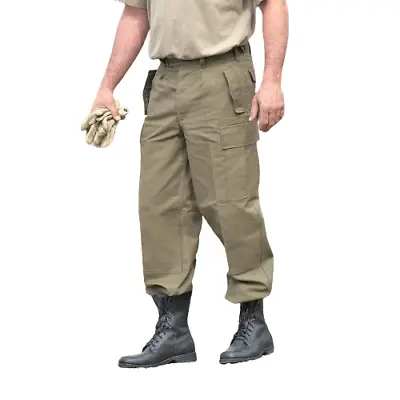 German Bundeswehr Moleskin Gray Military Pants Trousers Army Olive Drab Cargo • $45.99