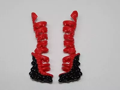 Monster High Replacement Frankie Stein Sweet Screams Red Black Candy Boots Shoes • $22.99