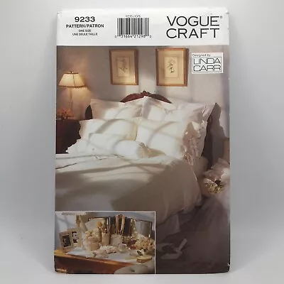 Vogue Craft 9233 One Size Bridal And Shower Gifts Sewing Pattern FF UNCUT • $5