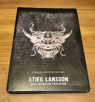 Stieg Larsson Millennium Trilogie 4 DVD Box Set German Limited Edition RARE HTF • $19.95