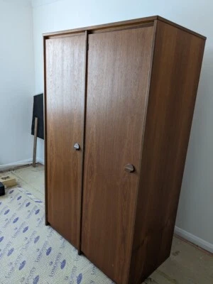 £65 • Buy Vintage Teak Wardrobe By Stag Cabinet Co 1960s
