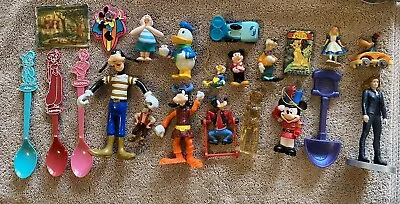 Mixed Lot Of  Various Vintage Disney Character Figures Soap Spoons Cars Etc. • $13.75