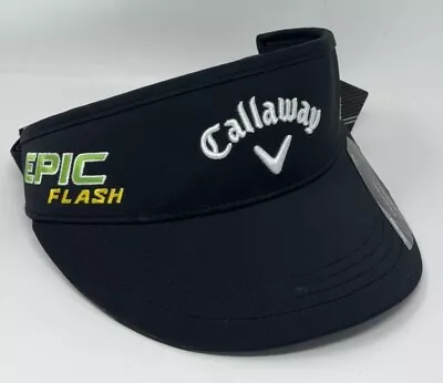 Callaway Epic Flash Apex Odyssey Unisex Visor Pro Tour NEW Adjustable Black Hat • $18.85