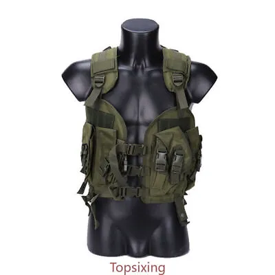 97 Seal Chest Rig Tactical Vest 900D Oxford Fabric CQB LBV Modular Protective • $54.99