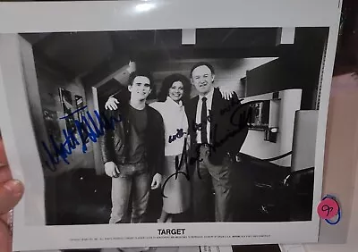 Matt Dillon Gene Hackman Target Hand Signed Autographed 8x10 B&W Photo #8 • $69.99