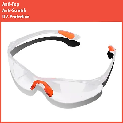 £3.99 • Buy Safety Goggles Work Glasses Scratch Resistant Eye Protection UV Protection Lab