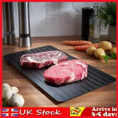 Defrost Tray Food Meat Pork Thaw Frozen In Minutes Kitchen Defrosting Tools • £8.39