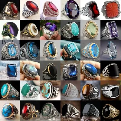 $2.29 • Buy Gorgeous 925 Silver Rings Men Women Creative Wedding Party Jewelry Gift Size6-13