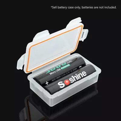 18650/AA/AAA Soshine Storage Case Box Plastic Battery Holder Hard Cells Outdoor • £2.08