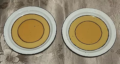 2 Vintage STONEHENGE MIDWINTER SUN Dinner Plates Wedgewood MCM England 10.25” • $39.99