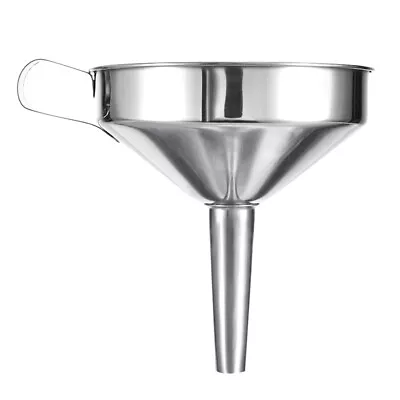 Stainless Steel Funnel Kitchen Funnels With Detachable Strainer Filter Funnel • $11.50