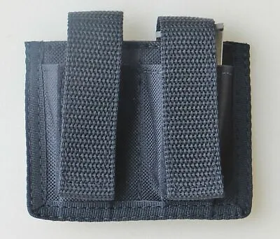 Black Double Magazine Pouch For Ruger LCP & S&W Bodyguard 380 Pistols  • $11.99