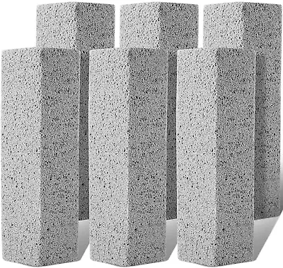 Pumice Stone For Toilet 6 Pack Cleaning Bowl Pumice Stick Pumie Heavy Duty Tile • $12.36