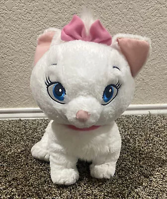 12”Disney Aristocats  MARIE Cat Plush Stuffed Animal Toy White Kitty W/ Pink Bow • $7.99