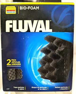 $9.99 • Buy Fluval A237 BIO FOAM 2Pack For 304 305 306 404 405 406 Filter GENUINE New In Box