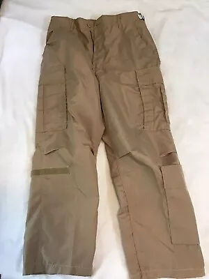 US. Military Air Crew Combat Pants  Tan Khaki Size Medium 32.5-35.5  X 27 Inseam • $11.95