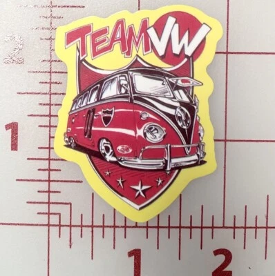$2.48 • Buy Volkswagen VW Bus Van Sticker Decal Team VW Tool Box Skateboard Laptop Phone