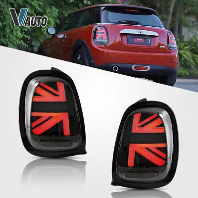 VLAND LED Tail Lights For 14-20 Mini Cooper F55 F56 F57 Smoke Lens Black Outline • $189.99