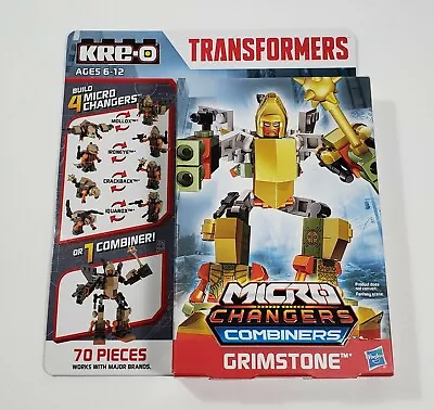 KRE-O TRANSFORMERS GRIMSTONE MICRO CHANGERS COMBINERS FIGURE MISB 70pc 2013 • $39.95