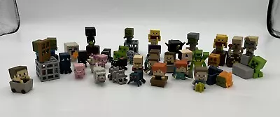 Minecraft Mini Mix Figures Lot Of 45 • $34.98