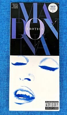 Madonna Erotica Long Box Cd No Shrink Wrap But Sealed Box Longbox Us 1992 Pa • $195