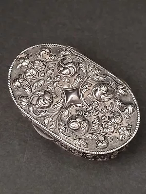 Antique Sterling Silver Hallmarked Snuff/Pill Box • $20.16