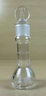 10mL KONTES Borosilicate Volumetric Glass Flask Class A 92810W W/13 Stopper • $8.99