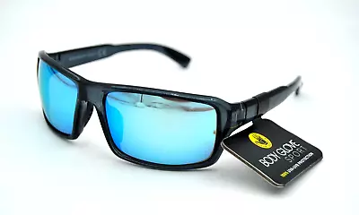 BODY GLOVE BGSPT 2017 GRY MIR See-Through Gray Blue Mirrored Sunglasses 100% UV • $15.99