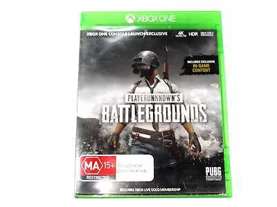 XBOX One Playerunknown's Battlegrounds MA15+ R4 2018 PUBG Corporation Tested VGC • $14.40