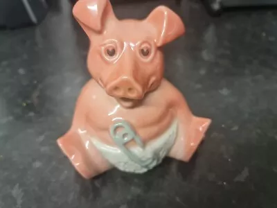 Wade Nat West  Pig Moneyboxes Woody  Baby Pig Original Stoppers • £10