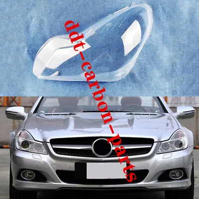 1Pcs For Mercedes R230 SL500 550 600 2008-2012 Left Headlight Lens Cover+Glue • $233.99