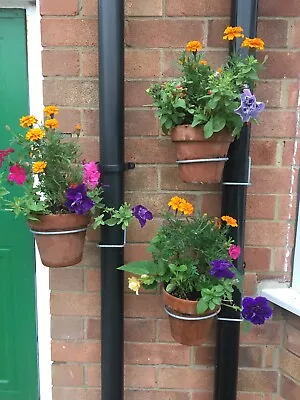 £10.89 • Buy Single Drainpipe Planter / Pot Hanger (3 Pack)