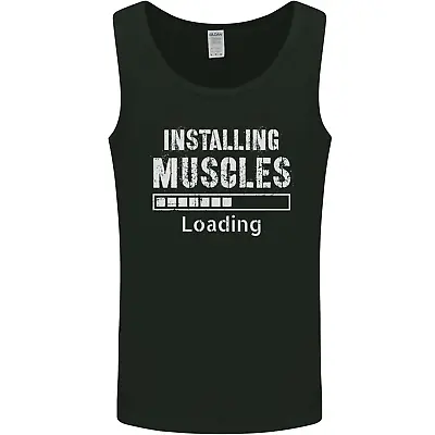 £11.99 • Buy Installing Muscles Loading Gym Training Top Mens Vest Tank Top