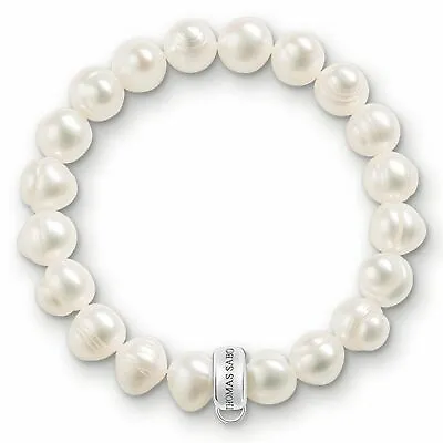 Genuine THOMAS SABO Pearl Charm Bracelet • $69