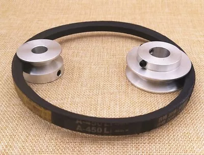 $14.60 • Buy V-Belt Pulley For A Section 1/2  V Rubber Belt Select OD40, 60, 80, 100mm