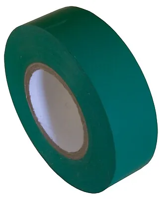 Insulation Tape 19mm X 20 Metre Roll (Green) • £2.32