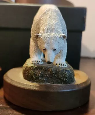 $16.96 • Buy Vintage 1977 Audubon Bronze Hamilton Collection Polar Bear Figurine N.N. Deaton