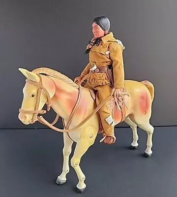 Vintage 1973 Marx Gabriel Toy  The Lone Ranger  Tonto & Scout Horse Collectable • $150