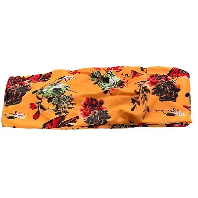 Zaful Yellow Floral Bandeau Bikini Top Size S 4 • $10
