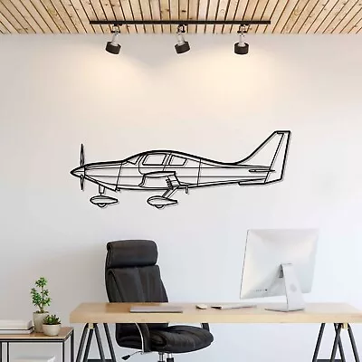 Wall Art Home Decor 3D Acrylic Metal Plane Aircraft USA Silhouette 400 • $87.99
