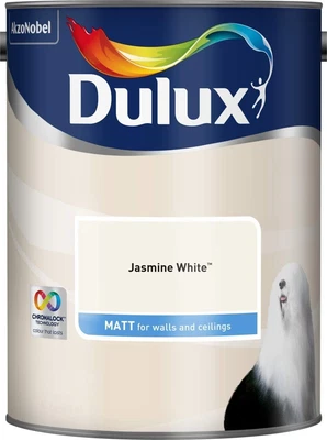 £28.99 • Buy Dulux Matt Emulsion Paint - Jasmine White 5 Litre. For Walls And Ceilings