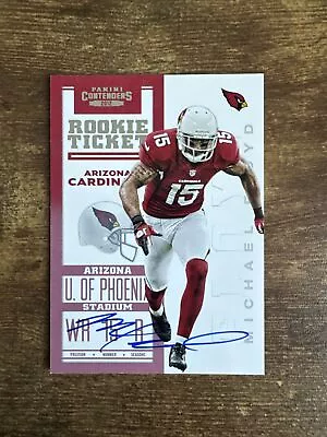 2012 Contenders - MICHAEL FLOYD - Rookie Ticket RC Auto - Cardinals • $2.24